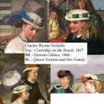 Seaside hats from Charles Wynne Nicholls