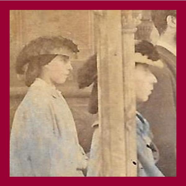 Close ups of how to wear a hat Stereoview The Baptisim