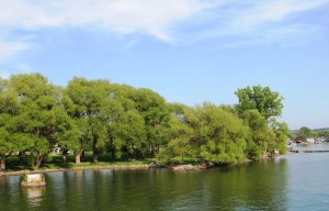 Leaving dock. (Also another nice picnic spot.)